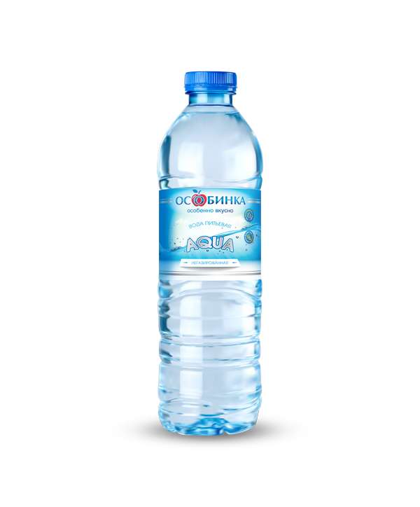 Упаковка Вода негазированная - аренда торгового знака Особинка